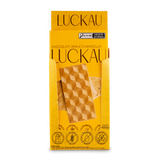 Display Barras Chocolate Branco Maracujá - Zero Adição de Açúcares, Lactose e Glúten - Luckau - 6 unidades de 75g - 450g total