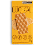 Barra Chocolate Branco Maracujá - Zero Adição de Açúcares, Lactose e Glúten - Luckau - 75g