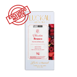 Barra Chocolate Branco com Frutas Vermelhas - Zero Adição de Açúcares, Lactose e Glúten - Luckau - 70g