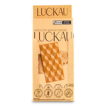 Display Barras Chocolate Branco com pedaços de Cookies - Zero Adição de Açúcares, Lactose e Glúten - Luckau - 6 unidades