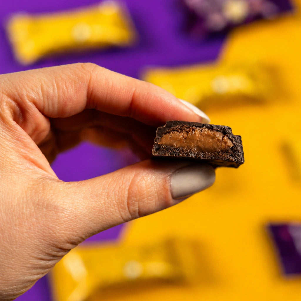 Creatina Micronizada em Barra de Chocolate 54% Cacau com Creme de Avelã - Zero Glúten, Lactose e Adição de Açúcares -12 - imagem 3