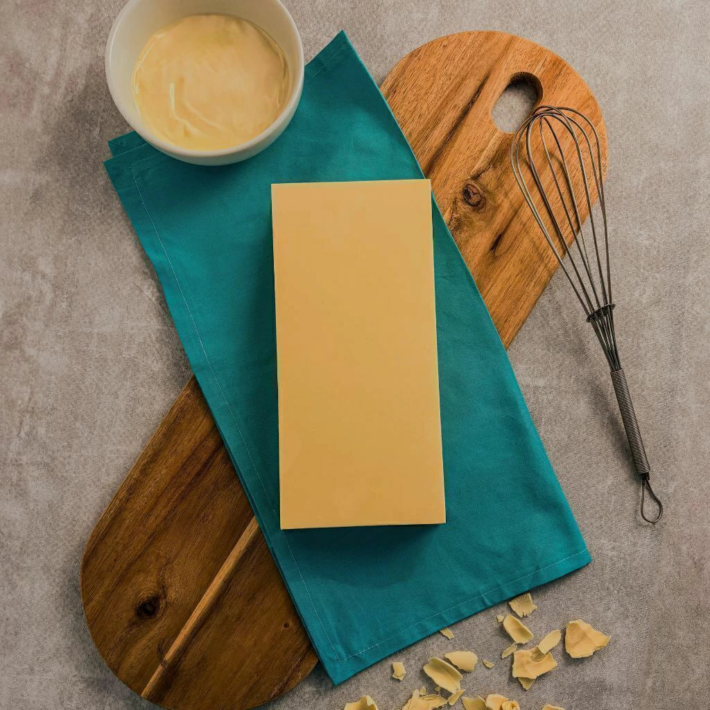 Barra Chocolate Branco Vegano - 1,01kg - Zero Poliol, Zero Glúten, Zero Lactose e Zero Adição de Açúcares - imagem 2