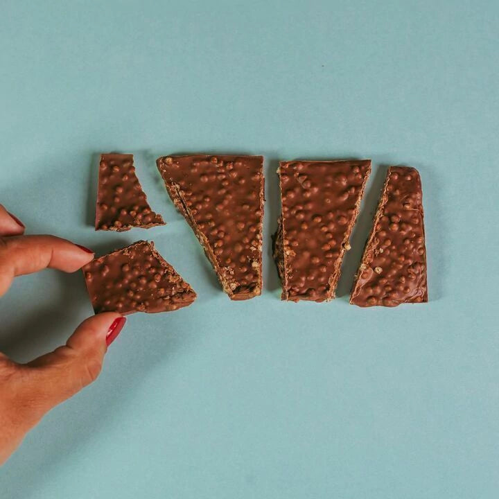 Barra Chocolate Crunch Ao Leite com Crispies de Quinoa - Zero Adição de Açúcares, Lactose e Glúten - 70g - Luckau - imagem 4