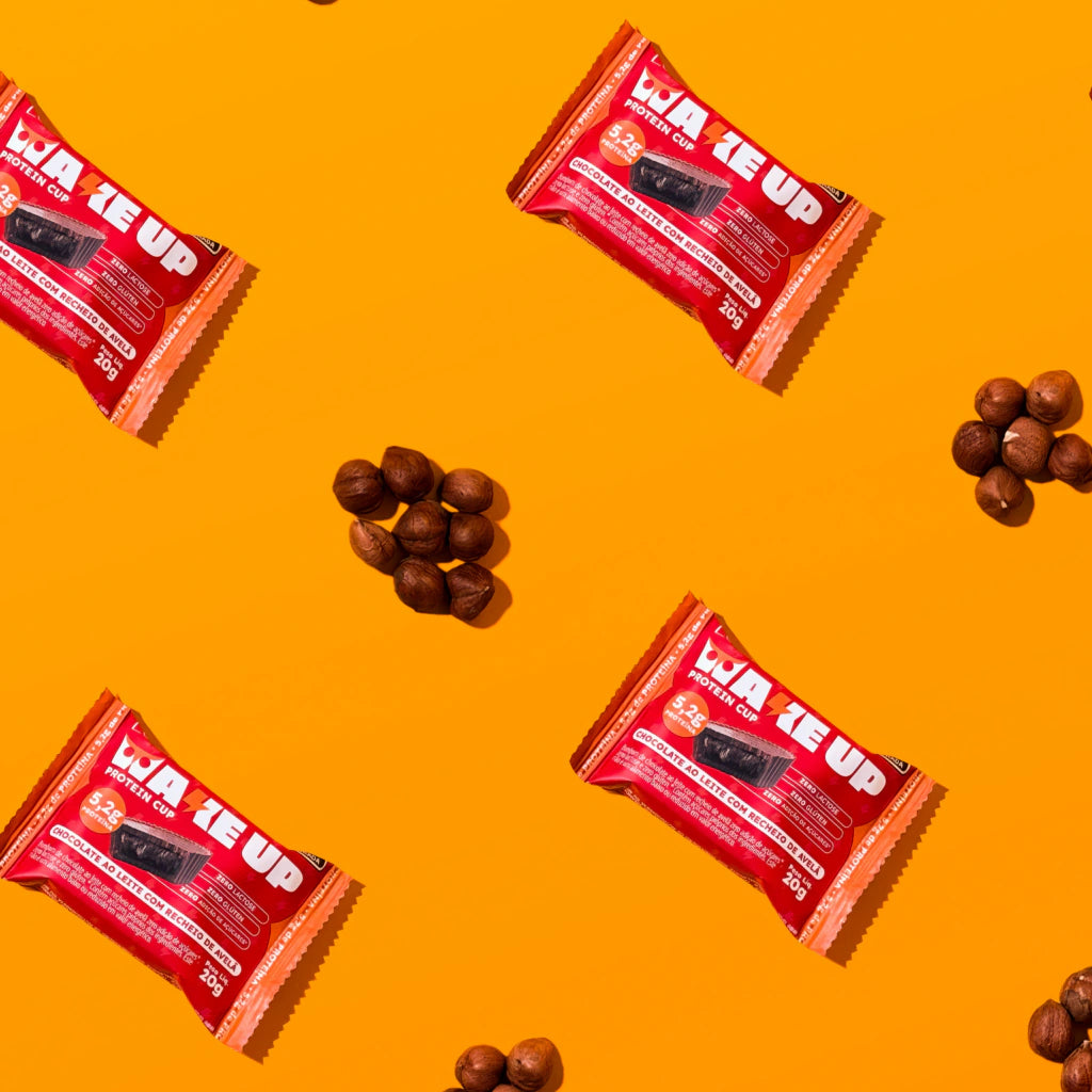 Protein Cup 25% Proteina - Chocolate ao Leite Proteico Recheado com Avelã Proteico - Zero Glúten, Lactose e Adição de Aç - imagem 5