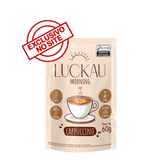 Capuccino em Pó - Zero Adição de Açúcares, Lactose e Glúten - Luckau - 60g